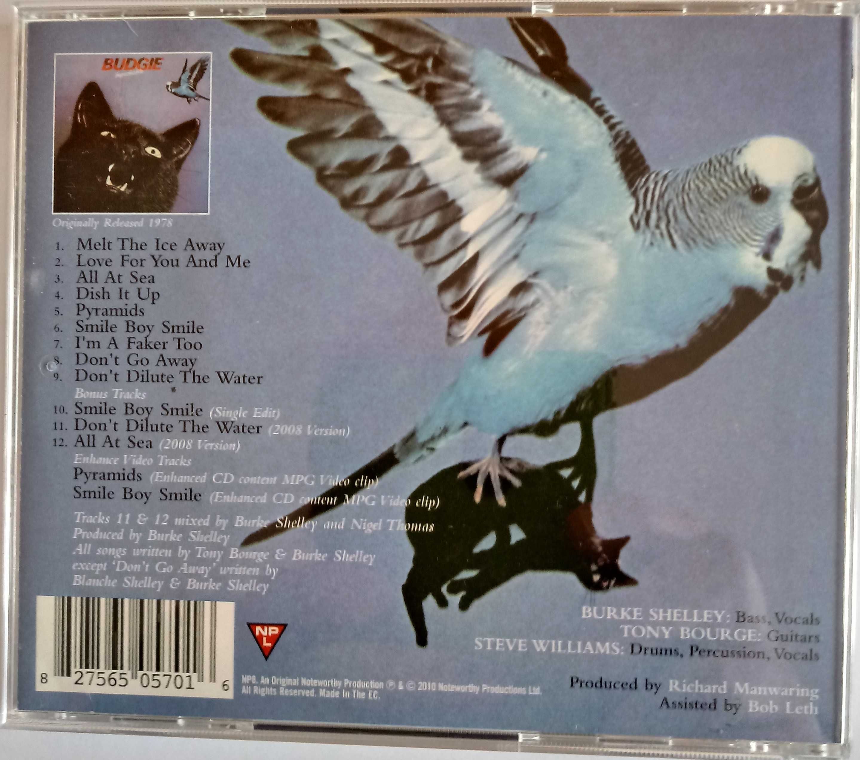 Budgie zestaw  płyt cd