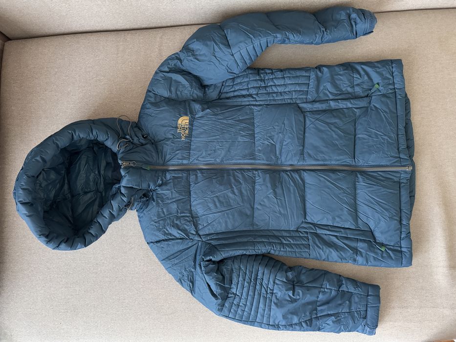Жіночий пуховик куртка The North Face синій