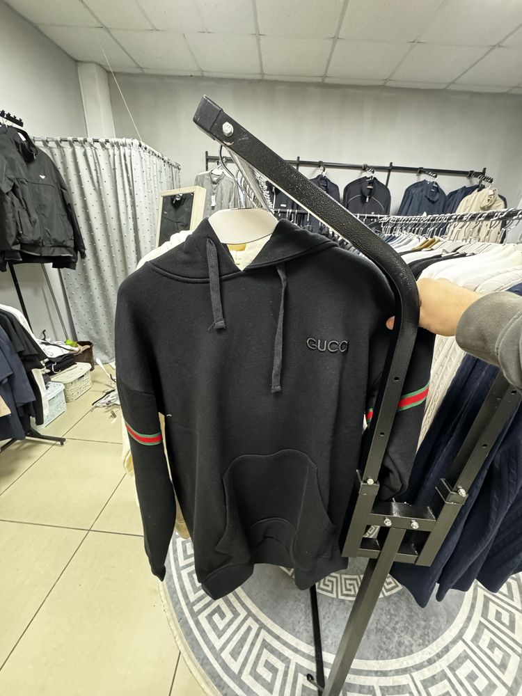 Худі GUCCI | Унісекс | Білий та чорний колір