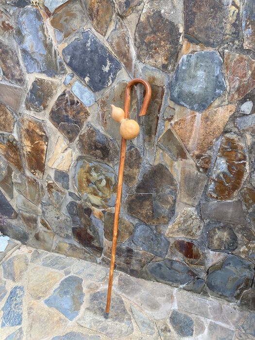 Cajado típico de Pastor Alentejano 1,52 cm Antigo