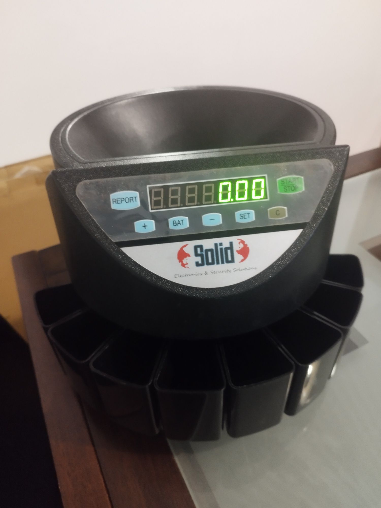 Máquina de contar moedas