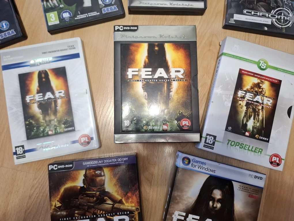 Gry na PC, Football Manager, FEAR, Ghost Recon, Gears of War