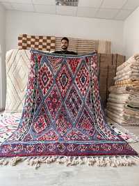 Nowy ręcznie tkany marokański dywan Boujaad