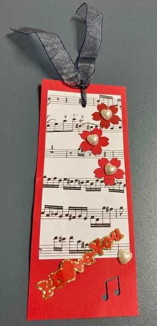 Marcador de livro artesanal