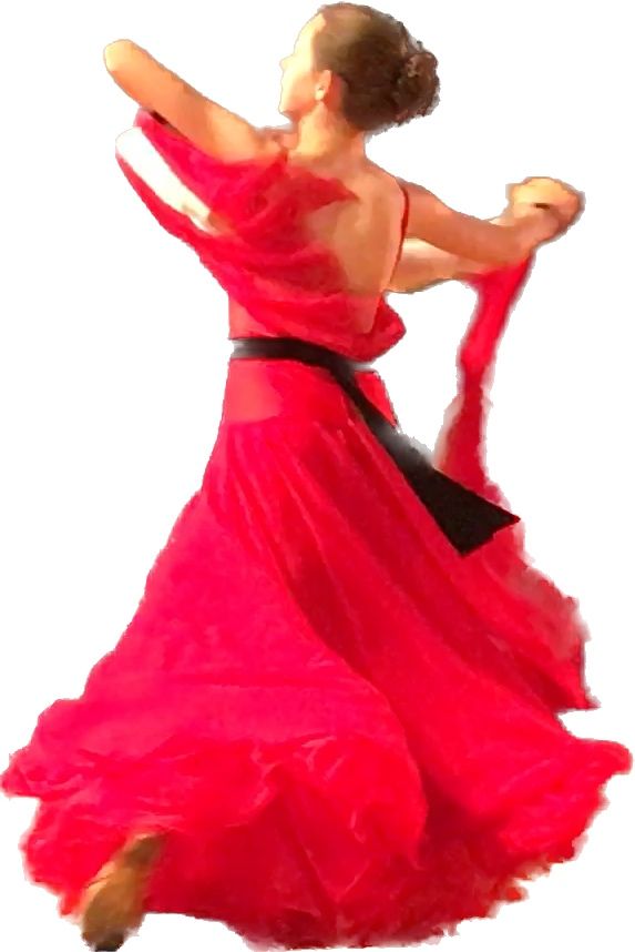 Sukienka taneczna turniejowa czerwona taniec towarzyski standard walc