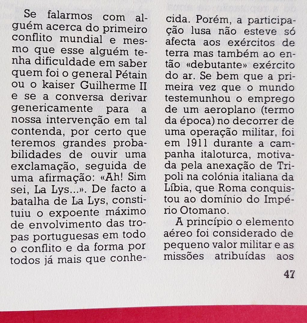Aviação Portuguesa na 1a Guerra