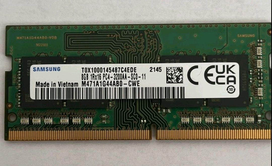 Оперативна пам’ять DDR4 8GB 3200MHz SO-DIMM (Lenovo / Samsung)