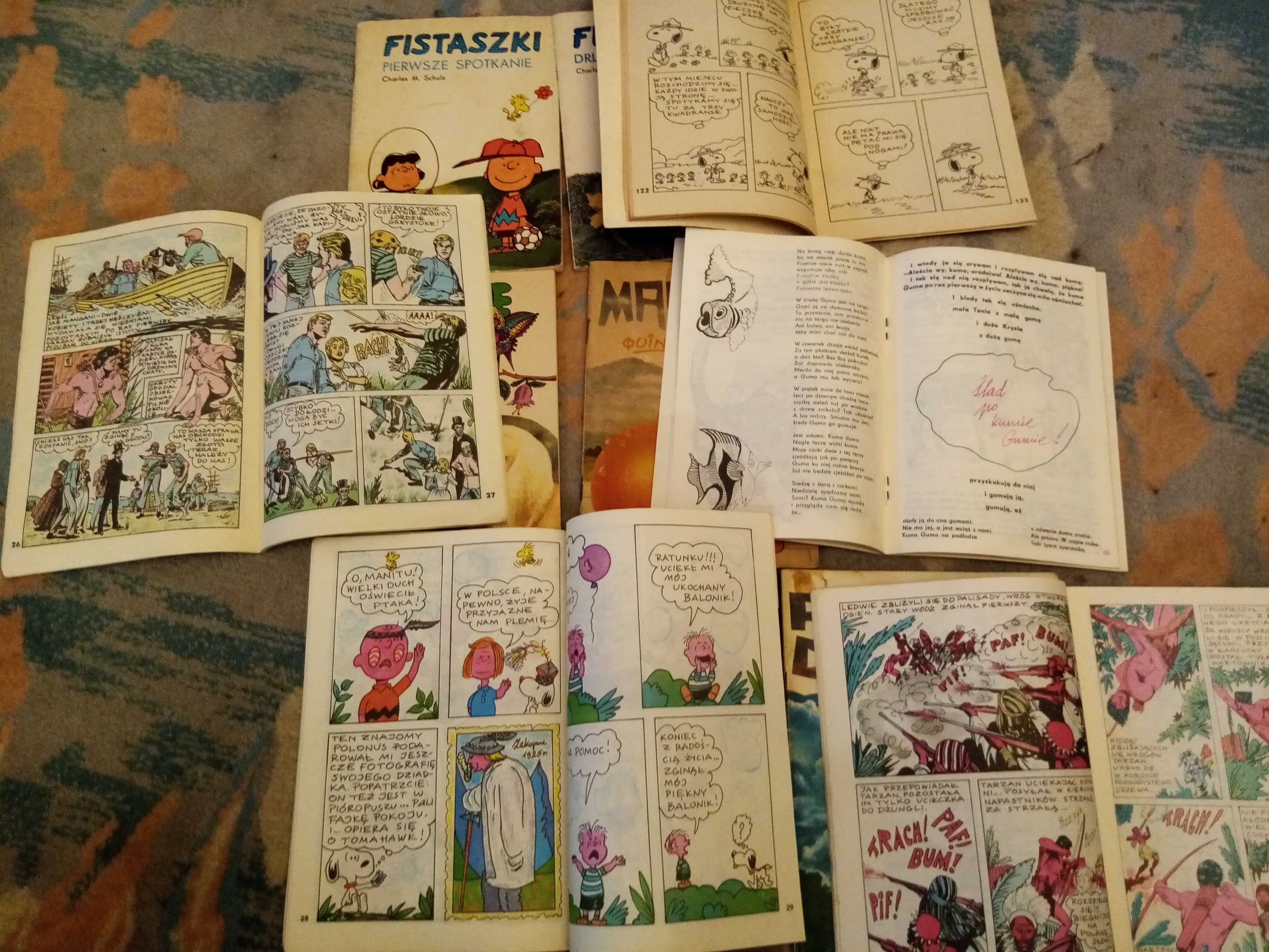 Liter. Na świecie fistaszki psia dola tarzan telejeleń komplet 10 szt