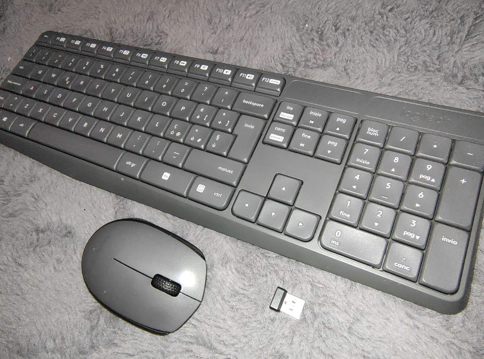 Logitech Mk235 zestaw Klawiatura membranowa i Mysz