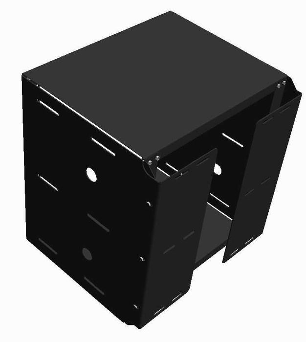 Szafa RACK 19 cali Profesjonalna, gruba stal 12U. Solidna konstrukcja.