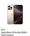 Iphone 16 pro max lacrado