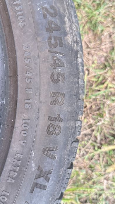 2x opona zimowa Continental 245/45/18