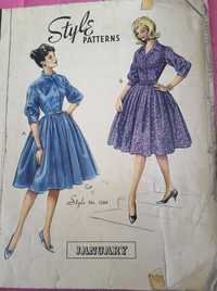 Katalog modowy z lat 50/60 Style Patterns