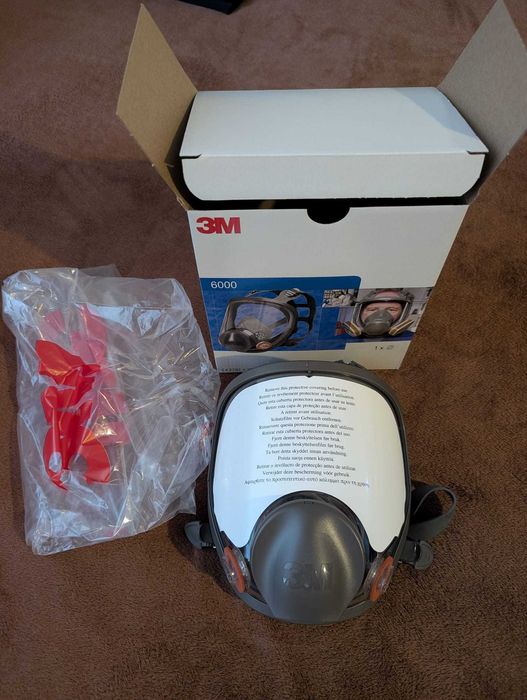 Nowa maska pełnotwarzowa 3M 6800 (rozmiar średni - M)