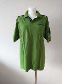 Zielona bawełniana koszula męska polo Reebok rozmiar M sportowa letnia