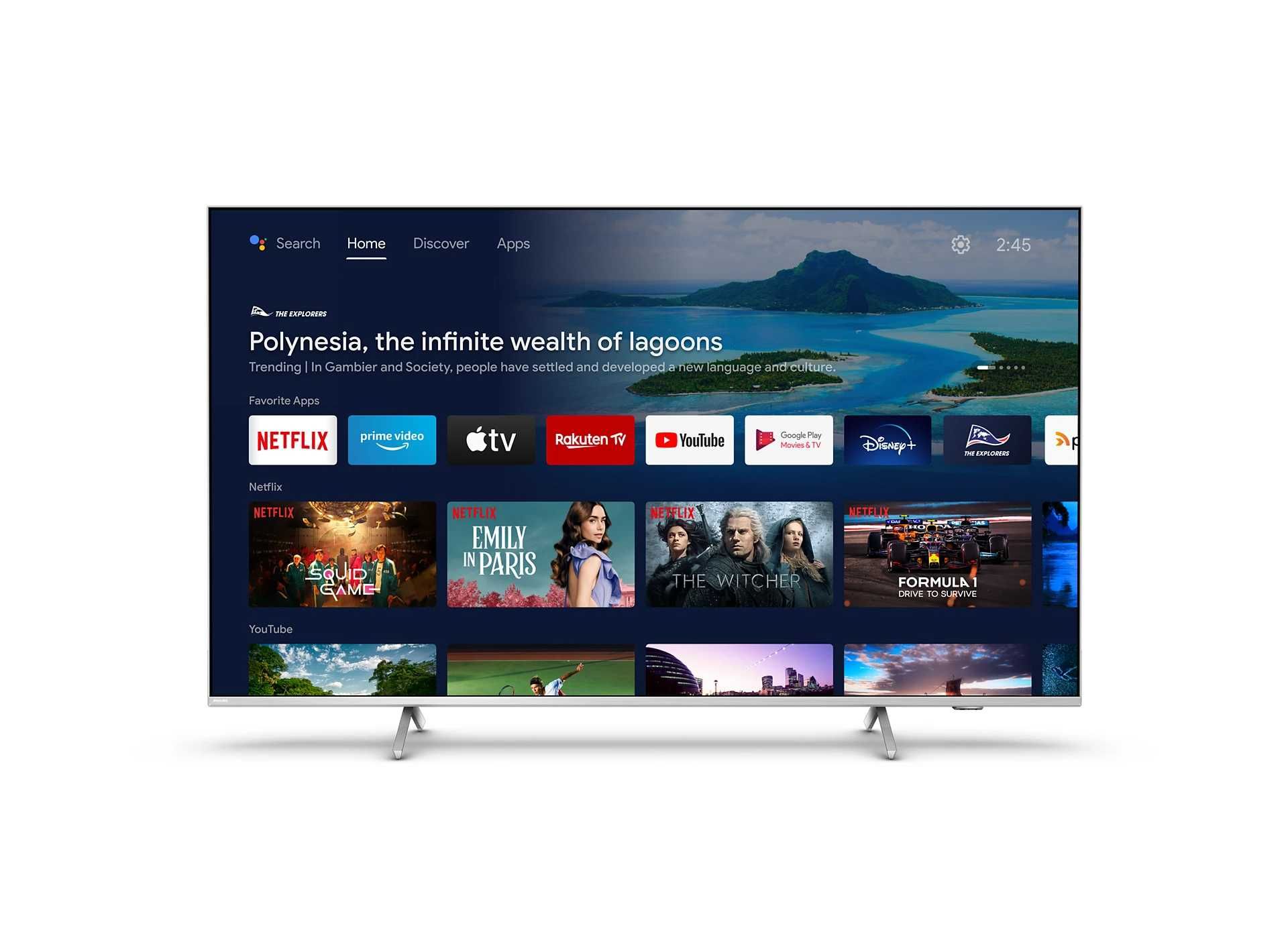 Nowy Philips 43 cale 4k UHD android 3xAmbilight 43PUS8507 GW12M telewi