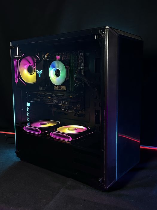 I5 12400f ARGB MSI Komputer gier prezent cs lol i5 RTX 3060 Ti