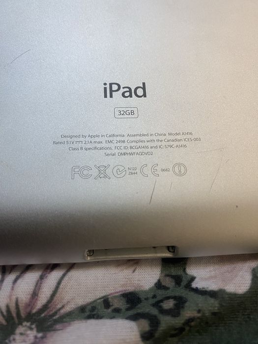 Ipad model MD329LL/A