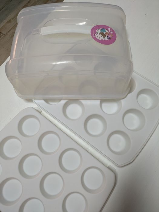 Caixa para transportar Cup Cake