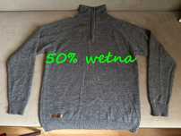 Sweter męski 50% wełna Northpeak XL.