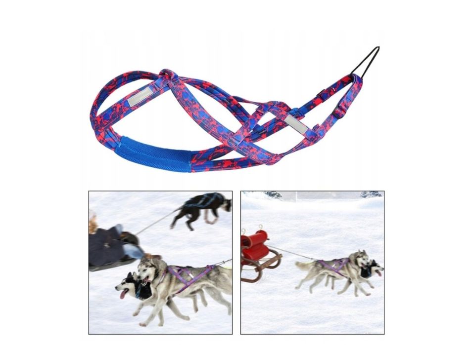 NOWE Szelki dla psa do ciągnięcia/ treningów Sport Skijoring Bikejorin