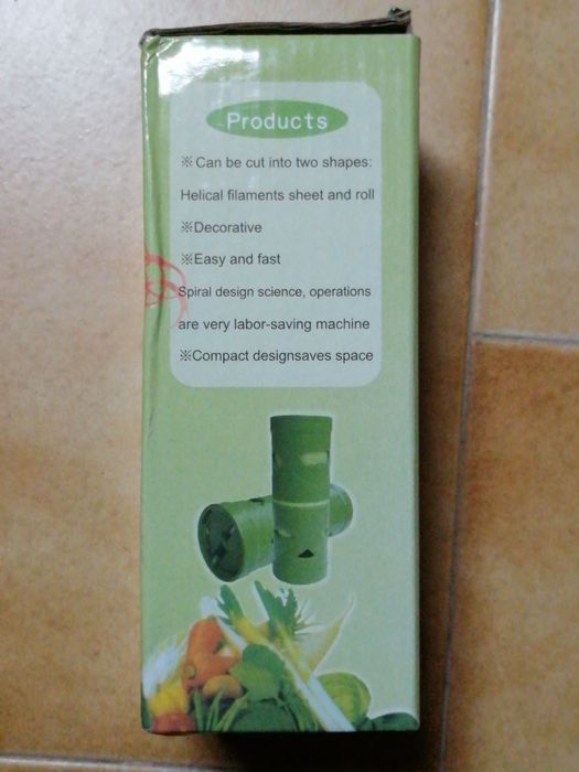 Espiralizador de frutas e legumes