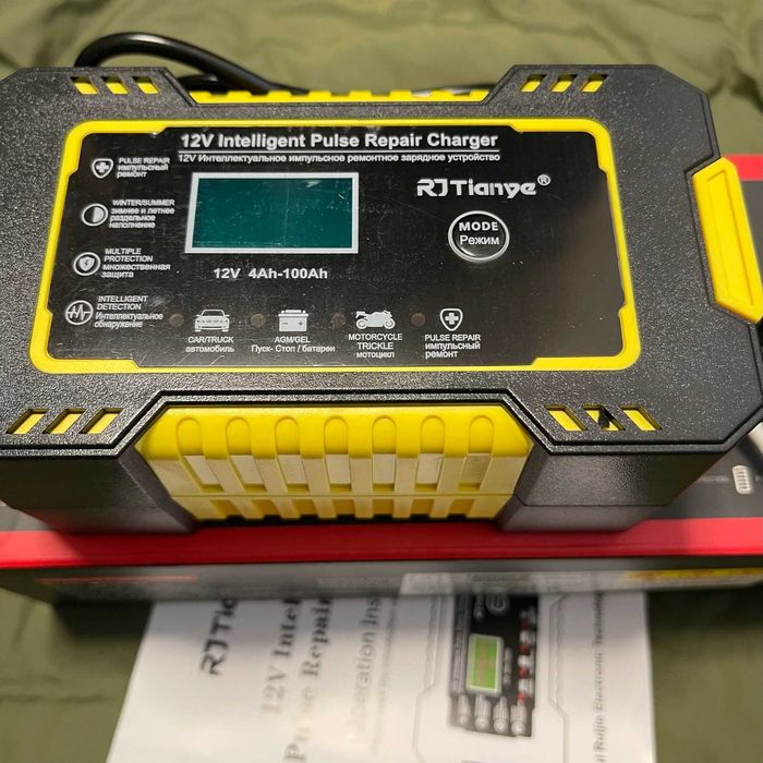 Зарядное для авто аккумулятора 12V 6A умное универсальное