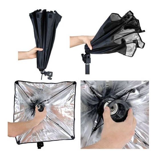 Постійне студійне світло Софтбокс R-box 50/70+штатив +LED лампа 50Ват