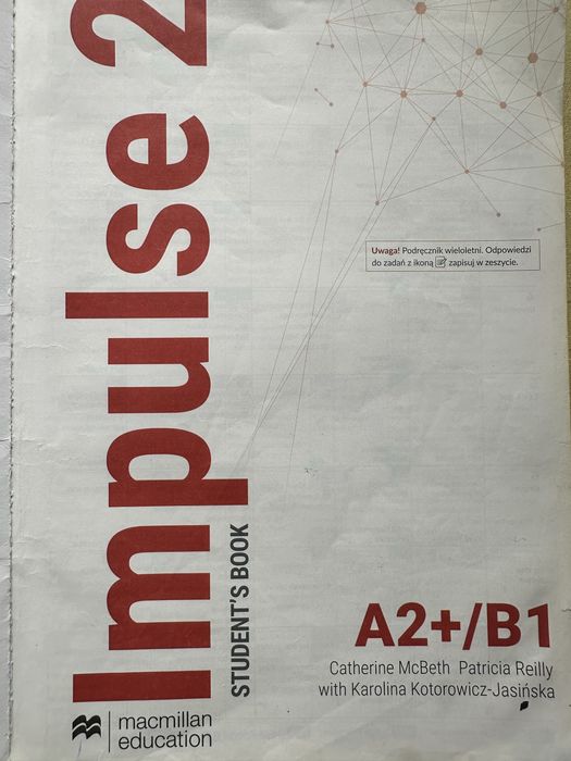 Podręcznik Impulse 2 klasa 1 język angielski