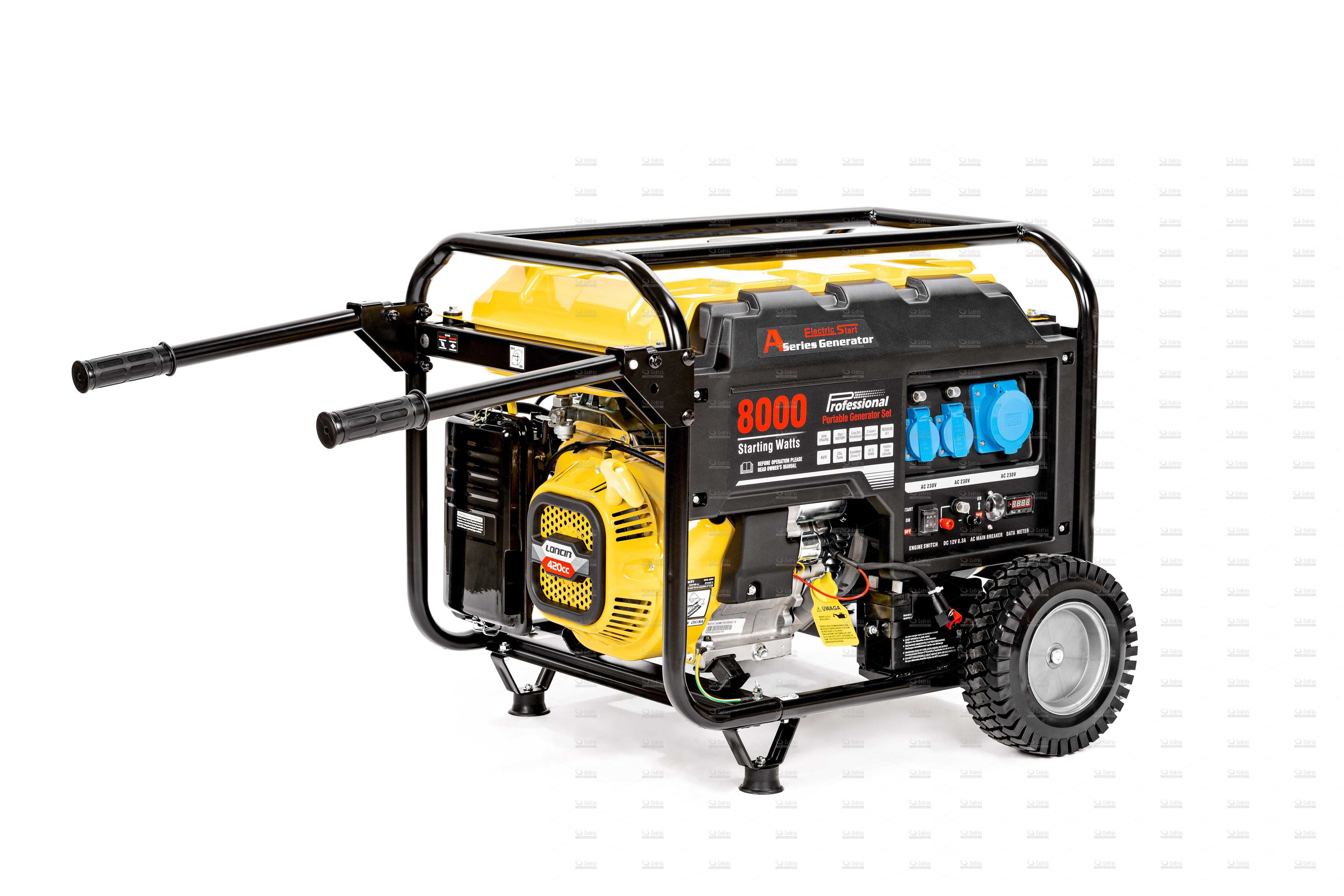 Agregat prądotwórczy Loncin LC8000D-AS-1F jednofazowy, Raty 0