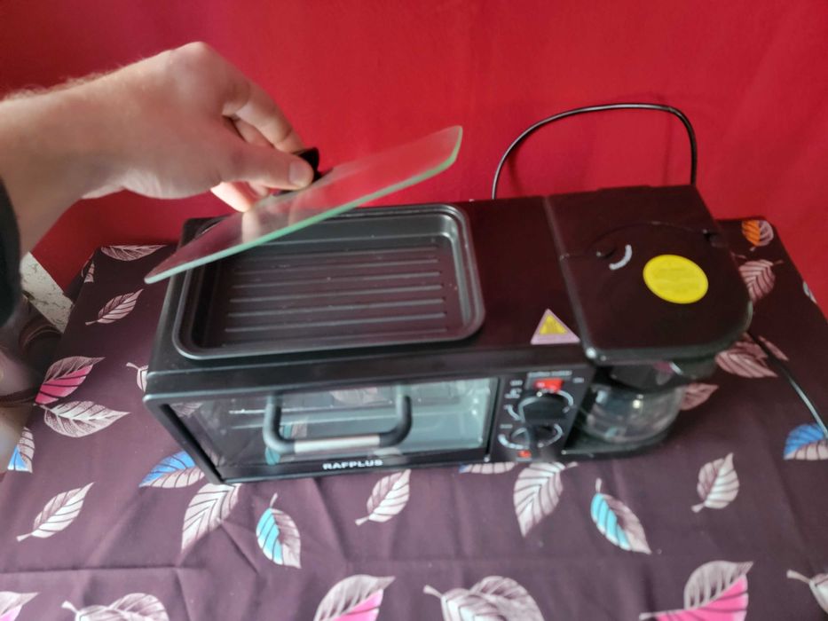 Багатофункціональна станція 3-в-1  (духовка + кавоварка + сковорідка)