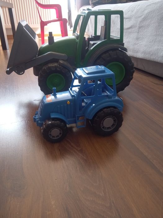 Duże pojazdy dzień dziecka traktor spychacz