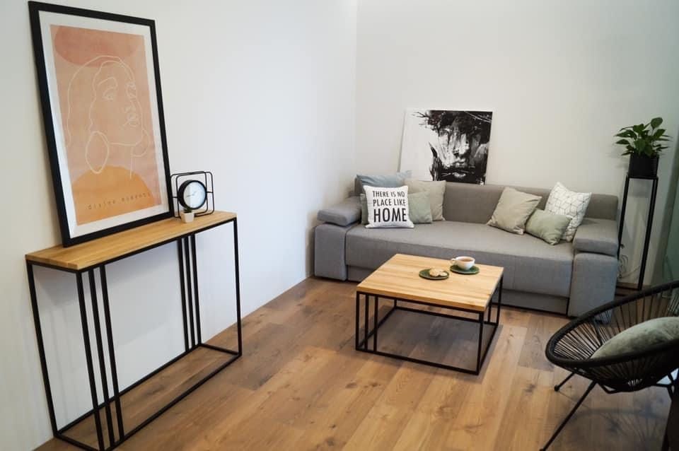 Meble Loftowe - zestaw Konsola + Stolik