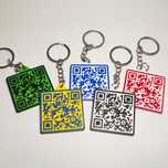 Brelok z kodem QR Personalizowany Druk 3D