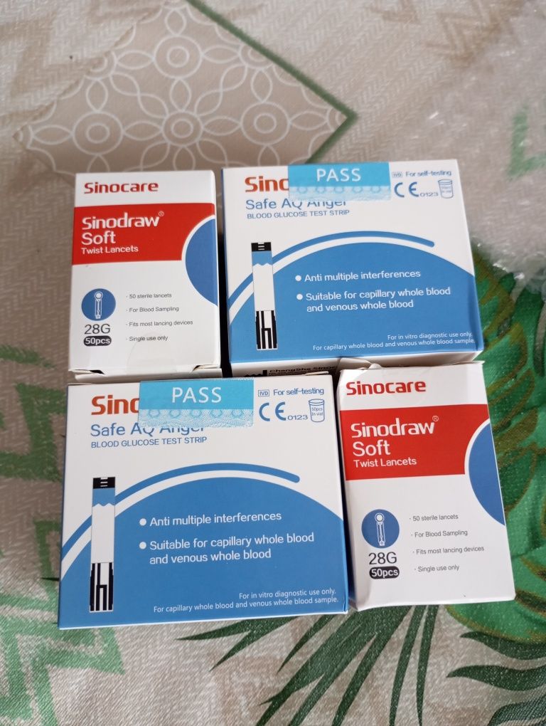 Paski plus igły do mierzenia cukru