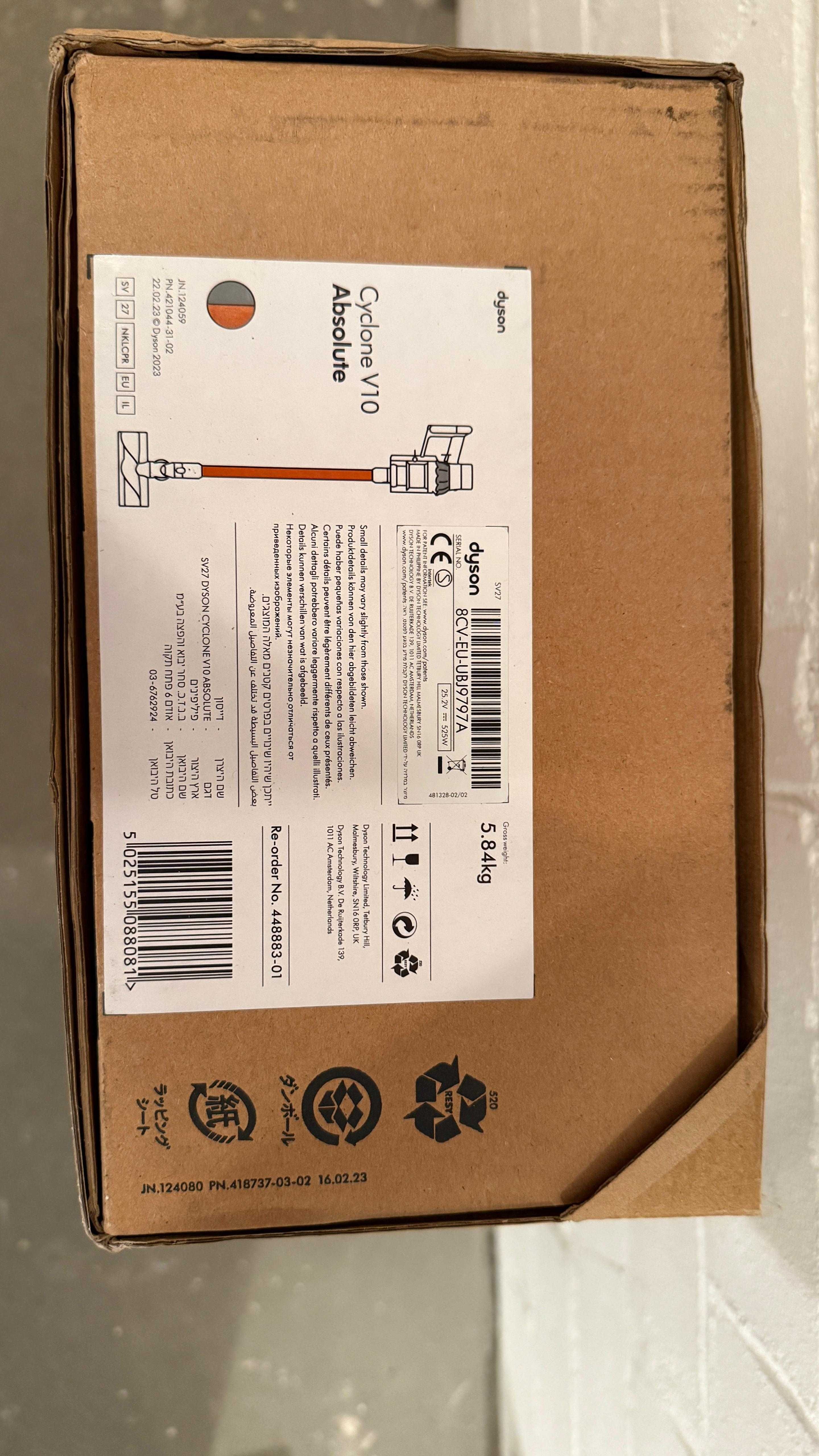 Dyson Ręczny Cyclone V10 Absolute