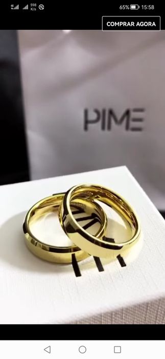 Aliança de casamento Tungsténio Pime n° 14