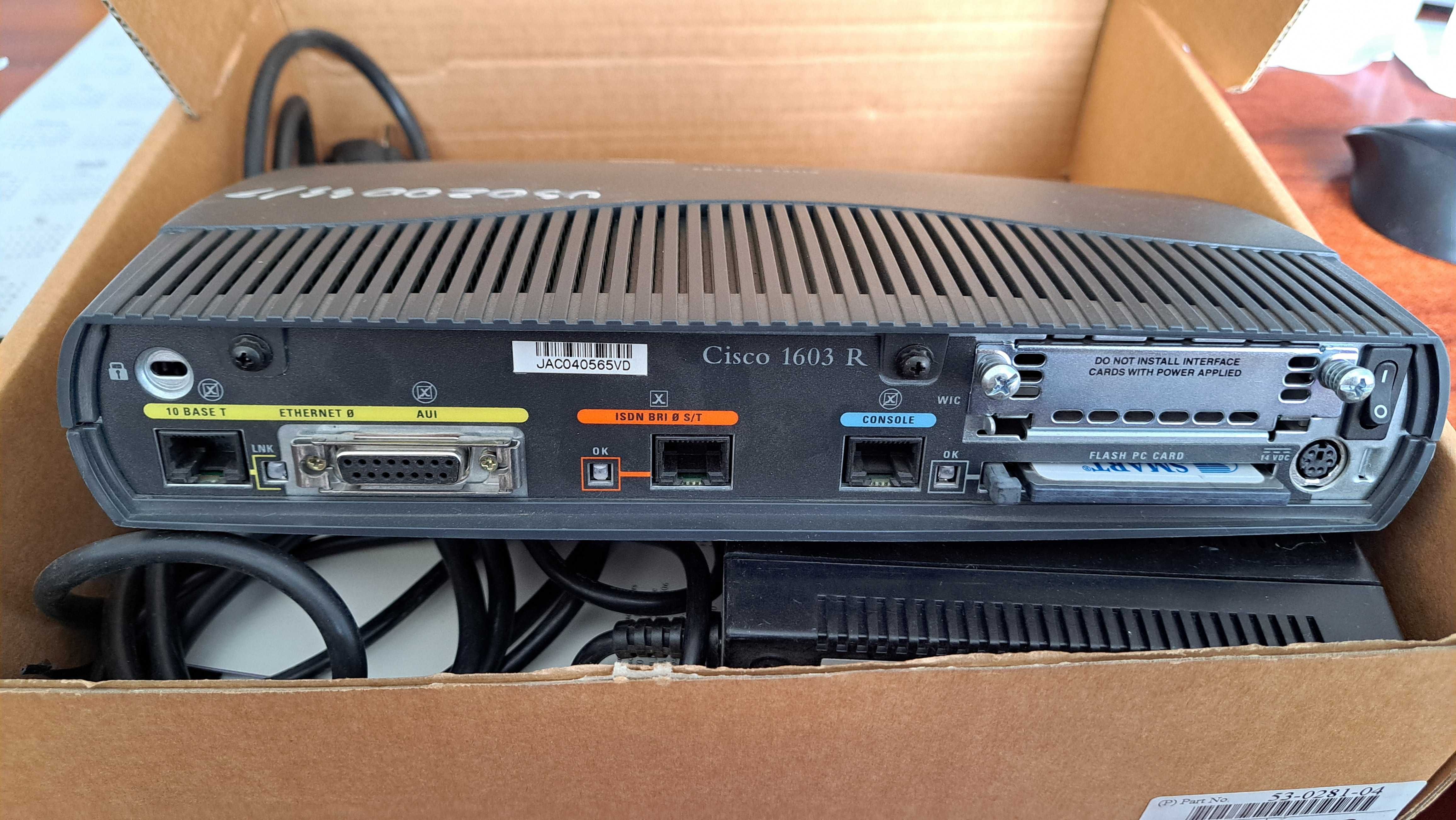 Cisco 801 + Cisco 1603R + Cisco 801