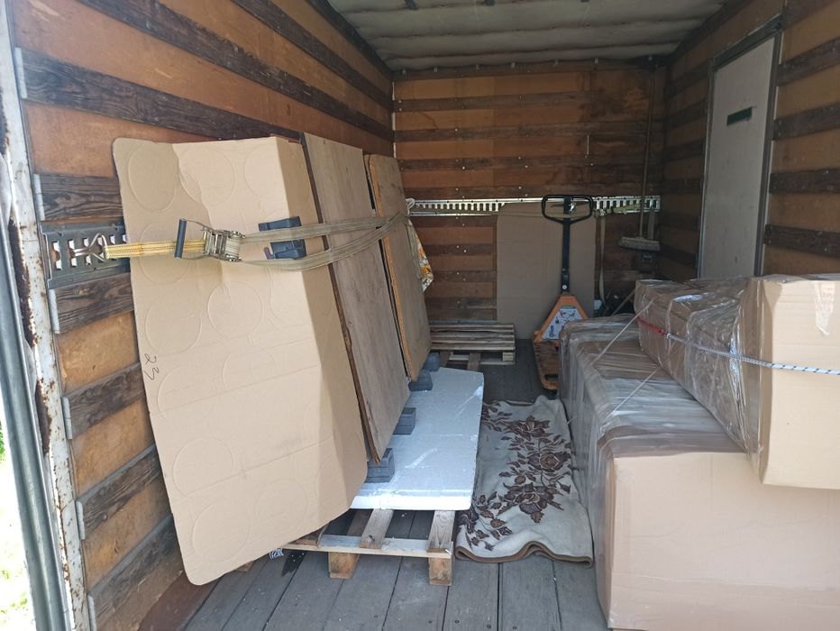 Transport towarowy, Przeprowadzki, Kontener z windą, Zakupy na telefon