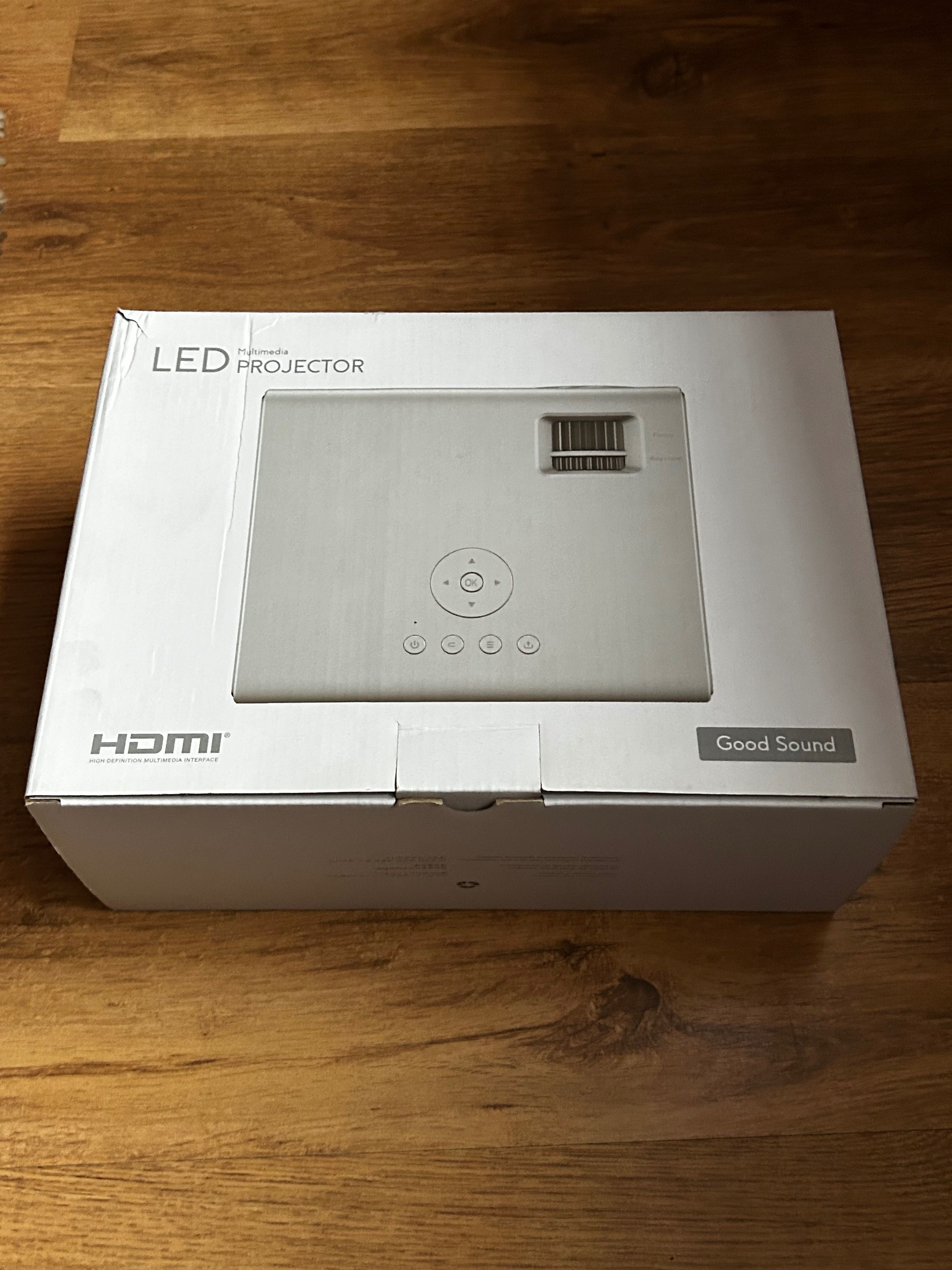 Projektor LED użyty kilka razy