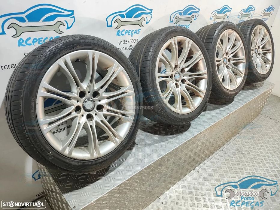 Jantes 18&quot; BMW Serie 5 Pack M - 8J | ET20 | 5x120 - E60 | E61 - Style 135M - 18 Polegadas | E46 | E90 | E91 | E92 | E87 | E81 E88 | E82 | Pneus | 245/40/18 | 36118036570 | 8036570 | 5 x 120