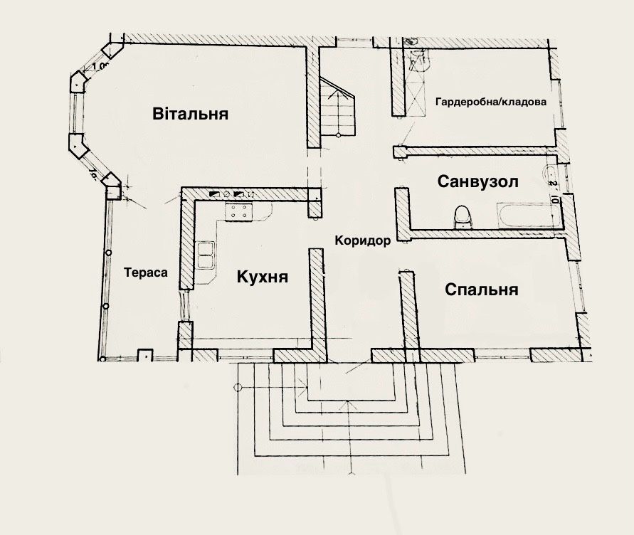 Продаж будинку біля Ужгорода, с. Холмок. Газ,світло,вода,асфальт.