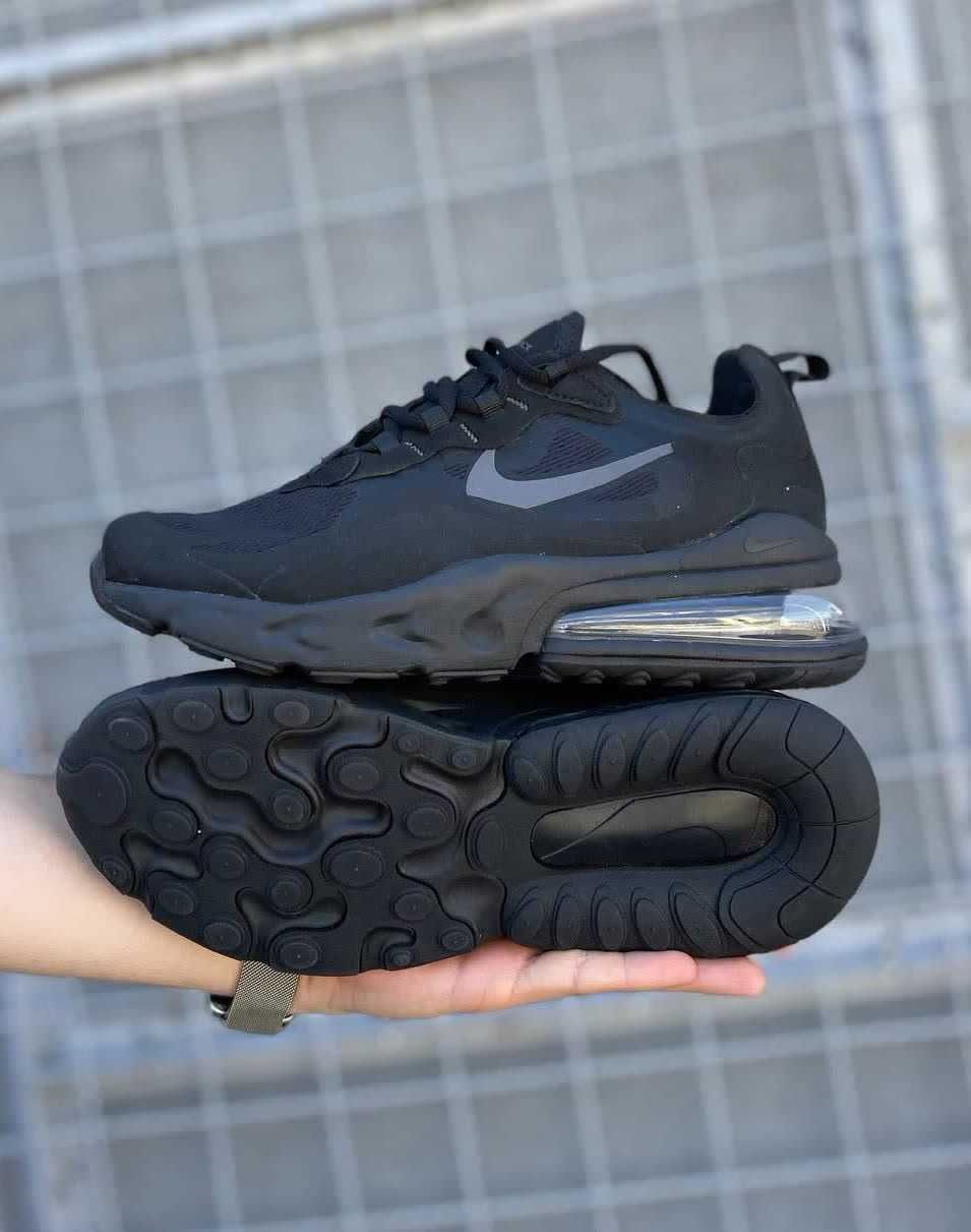 Кросівки Nike Air Max 270 react black кросівки чоловічі Найк демісезон