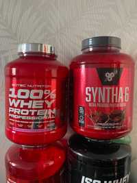 Протеин Scitec Nutrition 100% Whey Protein Professional и BSN Syntha 6