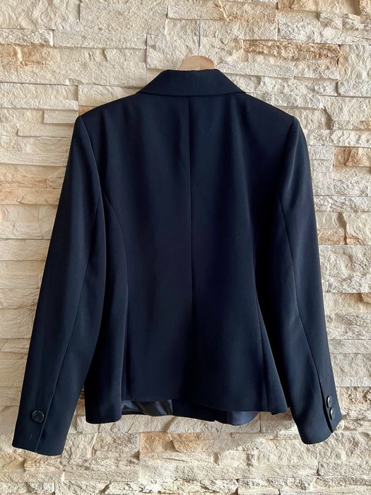 Czarna marynarka oversize z szerokimi ramionami S M L XL