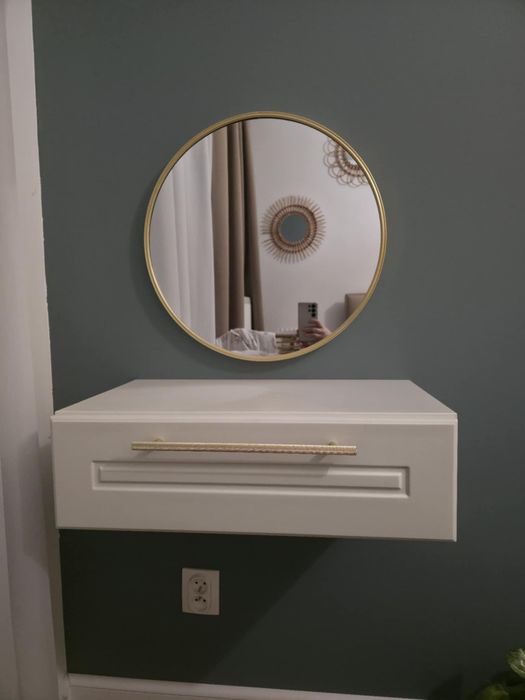 Wisząca toaletka + lustro