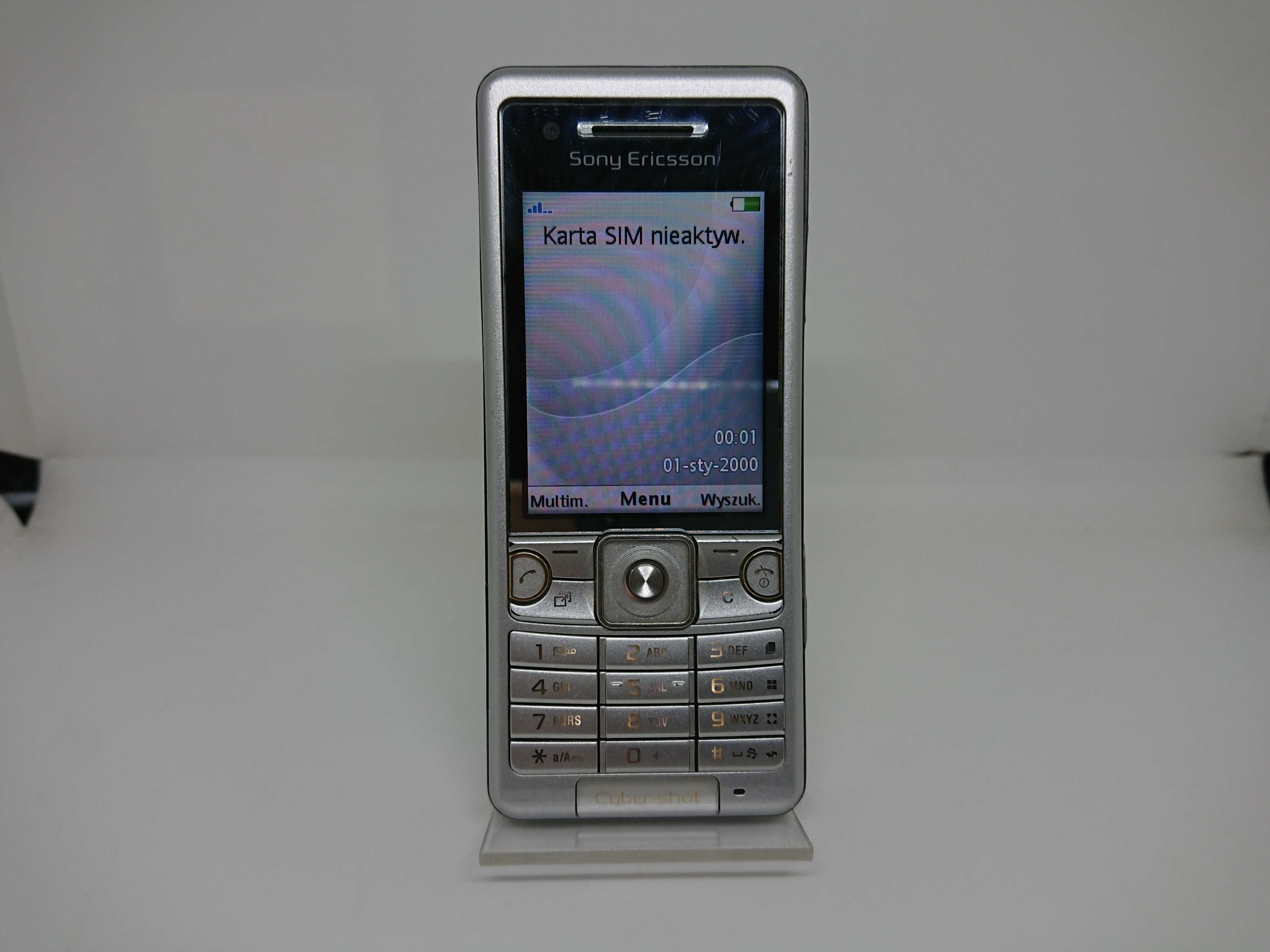 Rzadki Srebrny Sony Ericsson C510i (Chowany obiektyw, Brak simlock)