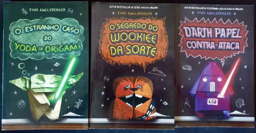 Conjunto de livros Star Wars / Origami