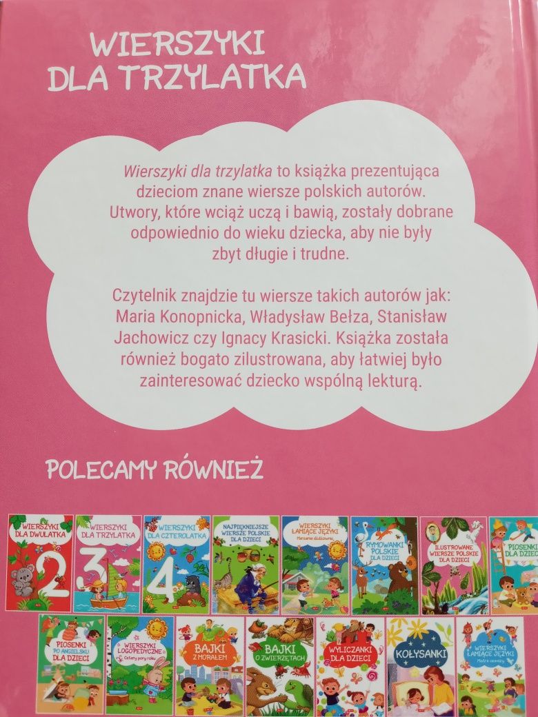 Książka Wierszyki dla trzylatka
