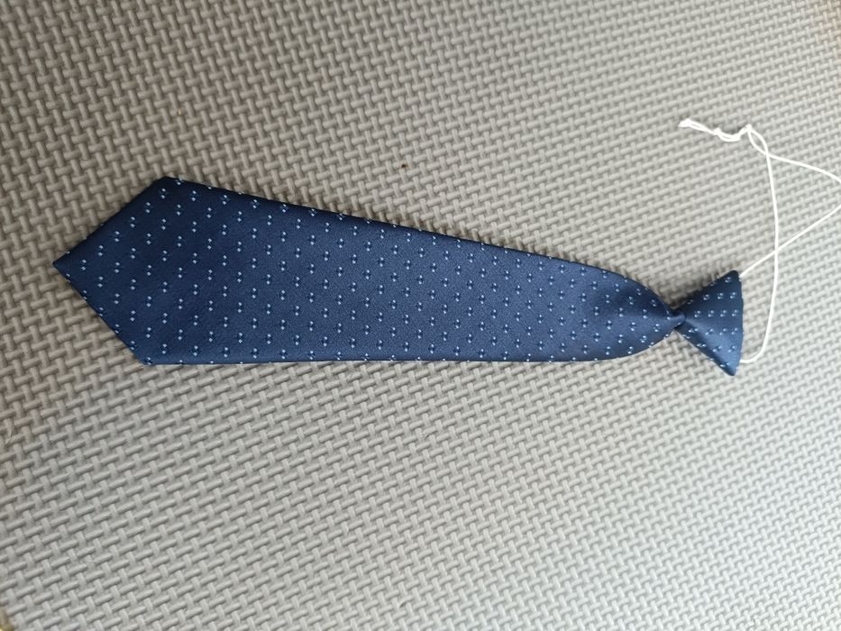 Krawat dziecięcy granatowy